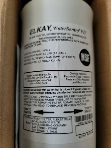 ELKAYWaterSentry VII Replacement Filter 51299C. rd - Picture 3 of 3