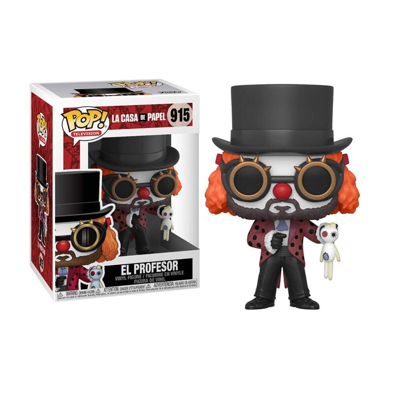 Funko Pop! TV La Casa de Papel S2 Professor O Clown