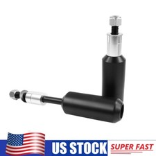 Soportes deslizantes amortiguadores lisos de 4" de nailon para Harley Dyna Super Glide 1991-2005