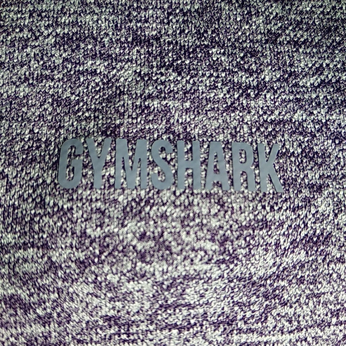 gymshark flex sports heather long sleeve crop thumb holes shirt