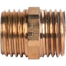 RACCORD Laiton MAMELON égal à visser - Mâle Mâle 3/4"  (20/27)