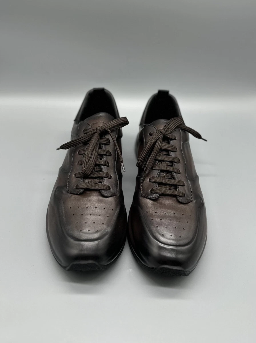 Men brown leather sneakers RACE LUX 003 – Officine Creative EU