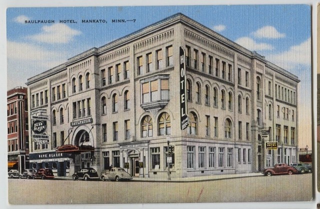 1950 Mankato Minnesota Postcard Blue Blazer Bar Kato Beer