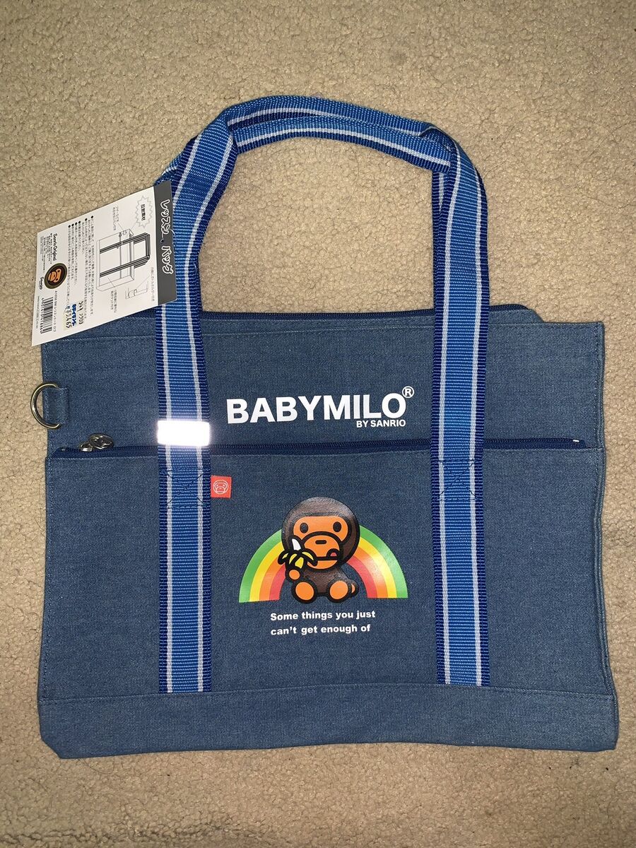 Baby Milo By Sanrio A Bathing Ape Bape Denim Purse Bag | eBay Baby Milo By Sanrio A Bathing Ape Bape Denim Purse Bag | eBay