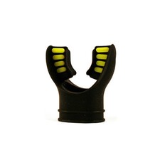 Scuba Diving Snorkeling Mouthpiece Regulator Silicone Color BK/YL NEW MP-08-K/Y