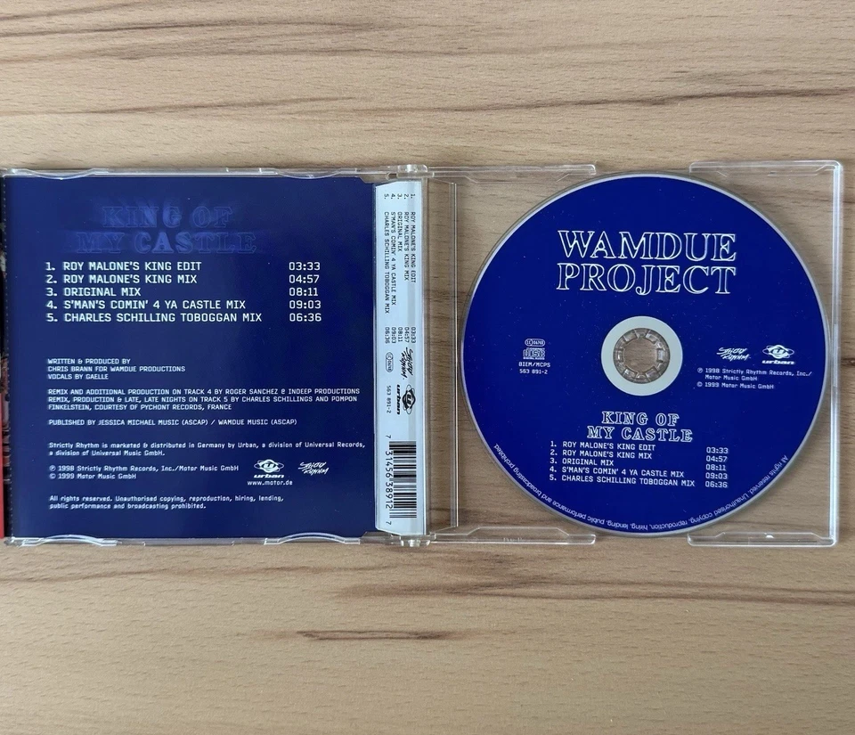 Wamdue Project - King Of My Castle CD | Akzeptabler Zustand - Bild 3 von 3