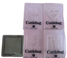 Cricut Cuttlebug Celebrate Embossing Folder Metal Die Set Birthday Baby Love