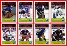 BUFFALO SABRES Goalies 62 Diff Hand Made Hockey Art Photo Cards U-PICK *NEW*