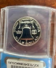 1959 PROOF FRANKLIN HALF DOLLAR ANACS PR-67 - SILVER PROOF - CERTIFIED SLAB -50C