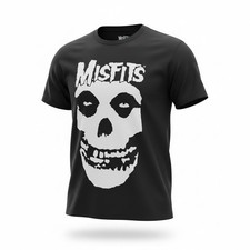 Misfits Crimson Ghost Graphic T Shirt Mens L Black 2025 Evilive Music Skull Logo