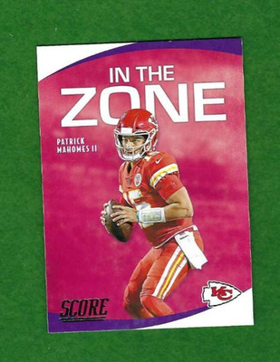 2020 Score Patrick Mahomes In the Zone Kansas City Chiefs #IZ-PM