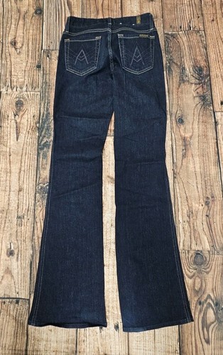 7 for All Mankind Women's A Pocket Jeans Size 24x33 Bootcut Low Rise - Picture 5 of 14