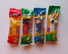 Lot Of Vintage 4 Peanuts Pez Dispensers Charlie Brown Lucy Woodstock Sealed