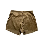Reformation Shorts Womens 6 Earth Nero Silk Satin High Rise Zip Closure Unlined
