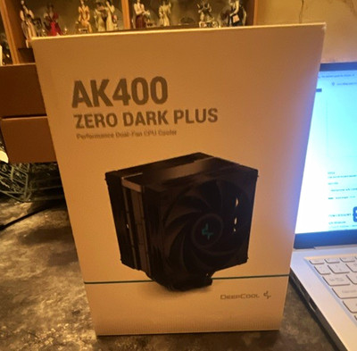 Deepcool AK400 ZERO DARK PLUS Dual 120mm CPU Cooler 4-Pin LGA1700 AM4