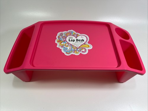 Craft Gear Rosa Kinder Schoß Schreibtisch Tabletts mit Aufbewahrung für kreatives Lernen 5+ 23x12" - Bild 1 von 8
