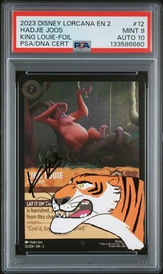 Lorcana Disney - King Louie - Artist Signed Sketch - PSA | eBay