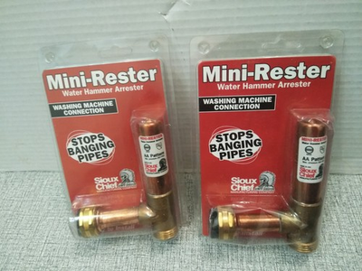#ad #ad N.O.S Sioux Chief Mini Rester Water Hammer Arrester #660 H 2PK BUNDLE NEW $39.98