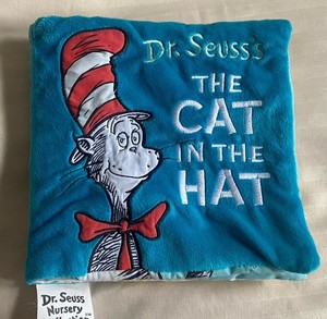 Dr Seuss's Nursery The Cat in the Hat Cloth Fabric Soft Baby Book - Dr. Seuss