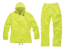 Mens Scruffs Waterproof Suit Yellow Two-Piece Rain Set Rainsuit Trousers&Jacket