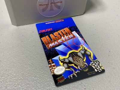 Blaster Master (NES) Replacement Label