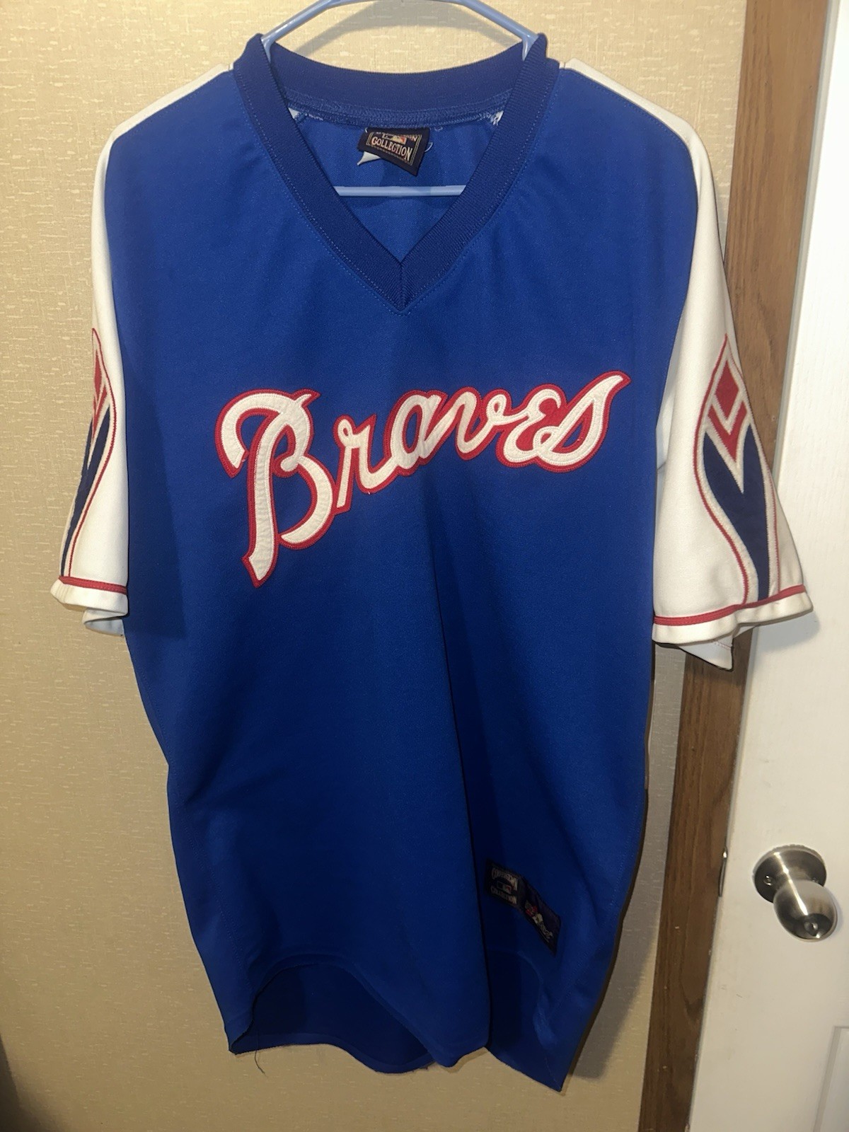 Vintage Stitched Majestic MLB Atlanta Braves Jersey - Size L