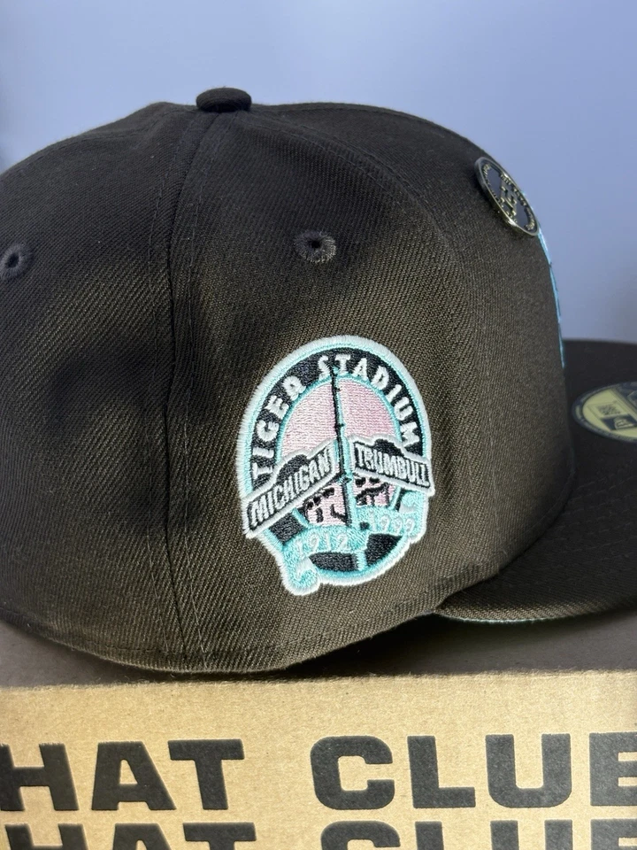 Detroit Tigers Hat Club Noho Nati New Era  59FIFTY 7 3/8 DSWT - Rare With Pin - Image 2 of 4