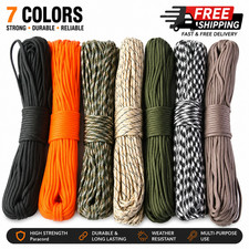 550 Paracord Rope 7 Strand 4mm Parachute Cord Outdoor Camping Survival Lanyard