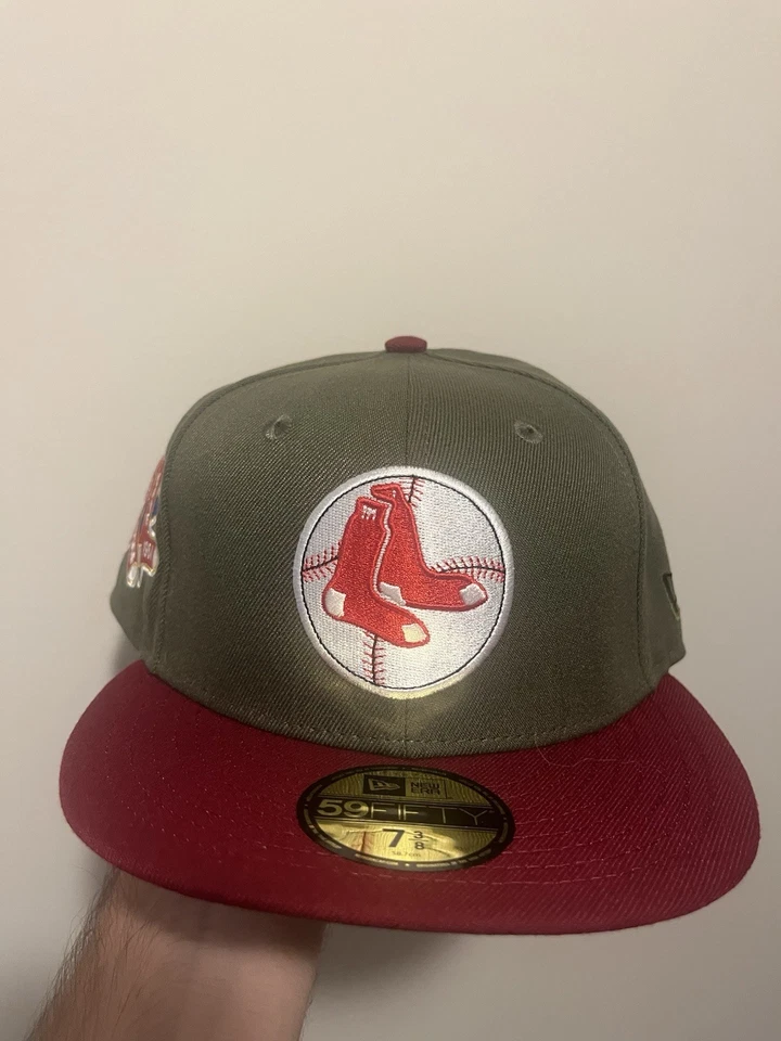 Кепка с нашивкой New Era 59Fifty Earthtone Boston Red Sox 1961 ASG размер 7 3/8 - Изображение 2 из 4