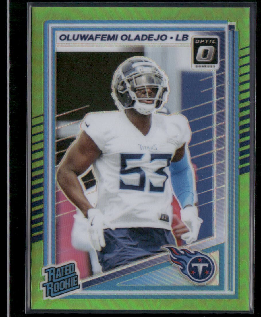 Oluwafemi Oladejo Panini Donruss Optic #280 Lime Green