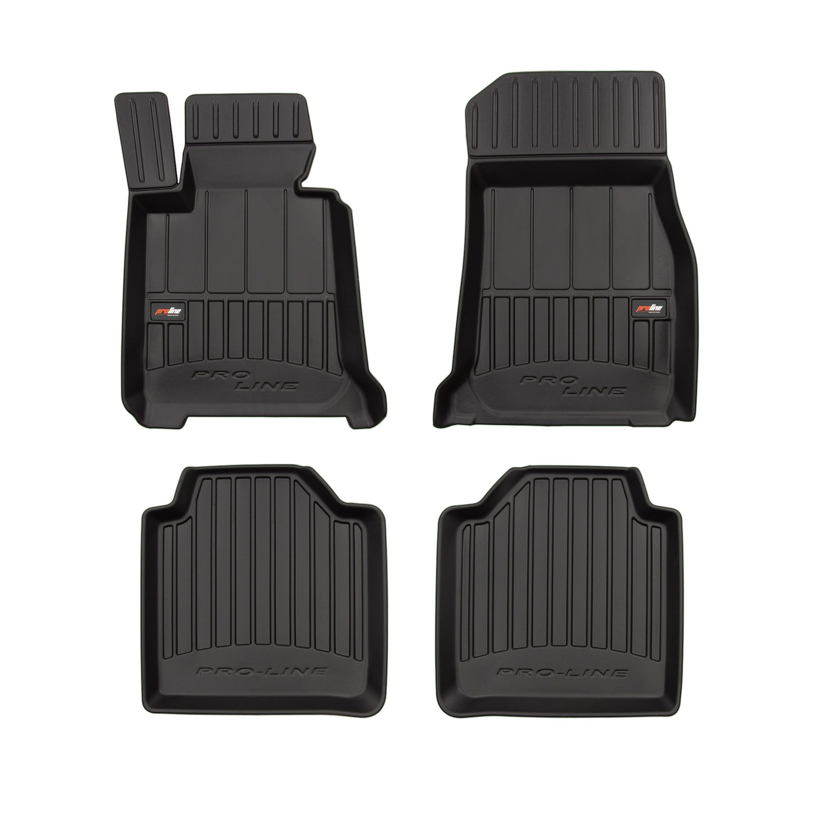 Tapis de sol caoutchouc pour BMW Série 3 GT F34 étanches et antidérapants tout temps