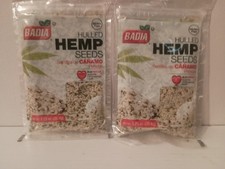 Semillas de cáñamo sin cáscara Badia® 1,25 OZ (paquete de 2) altas en fibra de proteína y omega 3