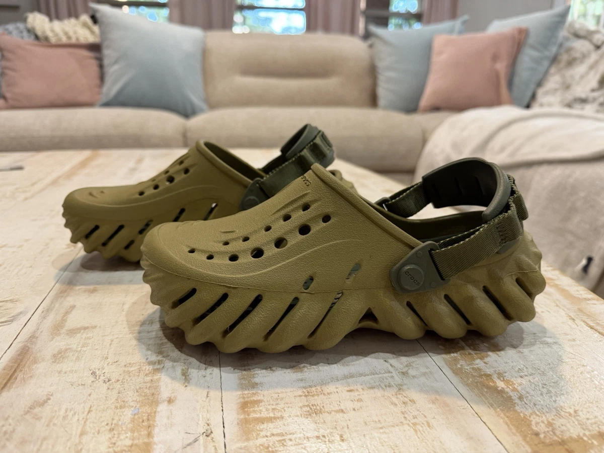 Crocs Solid Sandals for Men with Strap for sale | eBay display picture 1