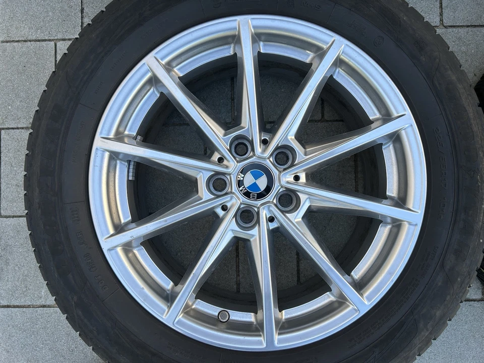 Winterreifen Satz mit Alufelgen 225/55R17 für BMW - Bild 3 von 4