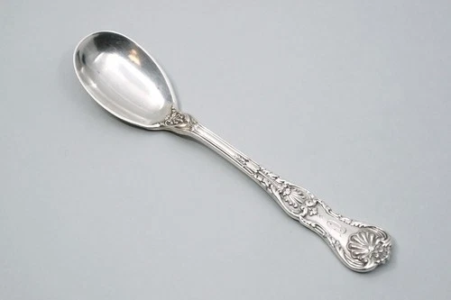 King George by Gorham Sterling Silver 4 5/8" Egg Spoon(s) Lion Anchor G Mono C