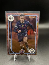 2023-24 TOPPS MERLIN UCC ROSE GOLD SHIMMER /299 JACK GREALISH MAN CITY #75