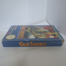 NES Gun Smoke Gun.Smoke  Complete in Box CIB  with Protector