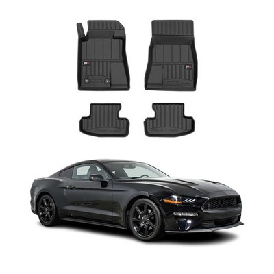 OMAC Premium Floor Mats for Ford Mustang 2015-2023 All-Weather Heavy Duty 4x