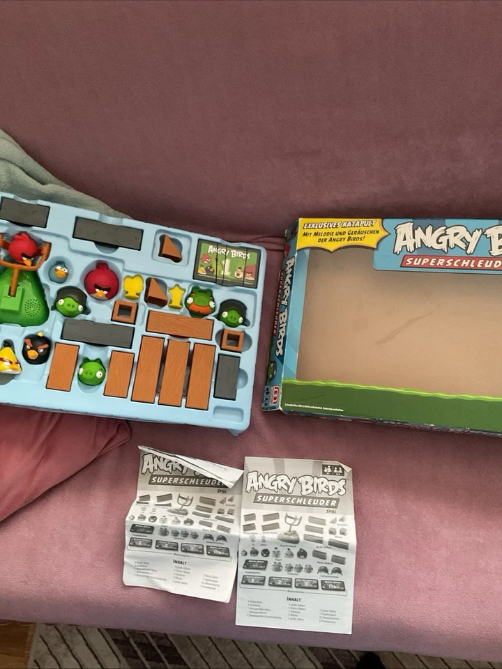 Angry Birds Mega Fling  Game Very Rare Slingshot Makes Sounds Working Great Set - Image 4 of 4