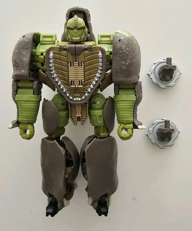 Loose lot of 4 Transformers Kingdom Beast Wars Cheetor Rhinox Airazor Cheetor - Image 2 of 4