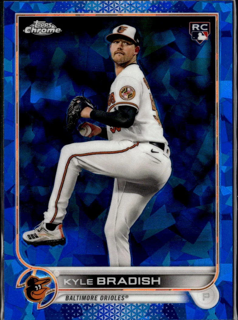 Kyle Bradish 2022 Topps Chrome Update Sapphire Edition RC Baltimore Orioles