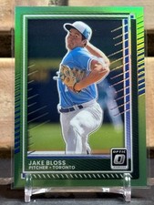 2025 Panini Donruss Optic Jake Bloss #96 Lime Green Optic / 149 Toronto MLB
