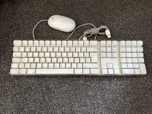 Apple kabelgebundene Maus (A1152) & Tastatur (A1048)