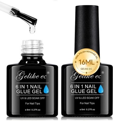 Nagelkleber Extra Stark für Kunstnägel, UV-härtend, 15g