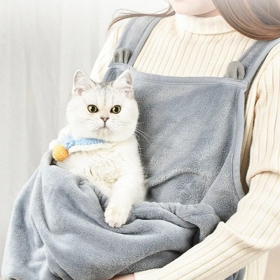 PETTING PET TRAVEL SLEEP BAG CAT CARRIER POUCH DOG PUPPY BAG PLUSH OUTDOOR