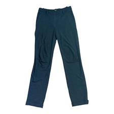 Theory Women's Navy Flat Front Straight Leg Dress Pants Size 00 Regular Solid