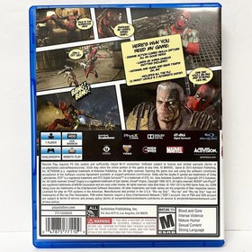 Deadpool (PlayStation 4 PS4) TESTED AND WORKING SAME DAY SHIPPING VERY GOOD COND