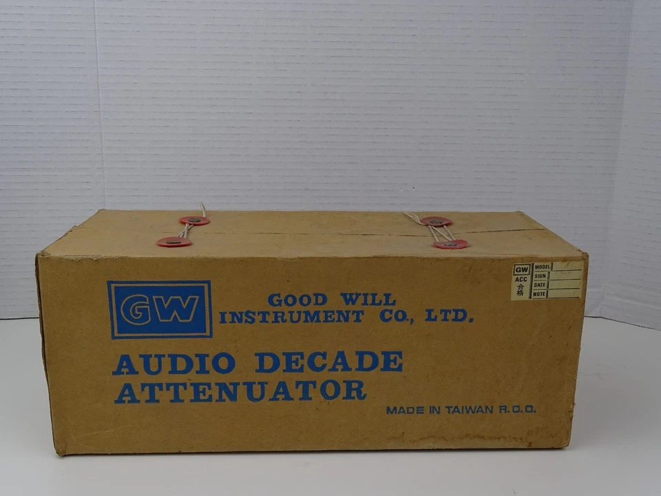Atenuador GW GAT-111 GAT111 AF Década De Colección Nuevo de Lote Antiguo NUEVO SELLADO Foto 4 de 4