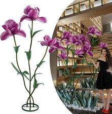 Giant Artificial Flower 3PCS 3D Realistic Waterproof Fake Flowers Durable