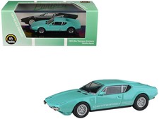 1972 De Tomaso Pantera Verde Aqua 1/64 Diecast Model Car by Paragon Models